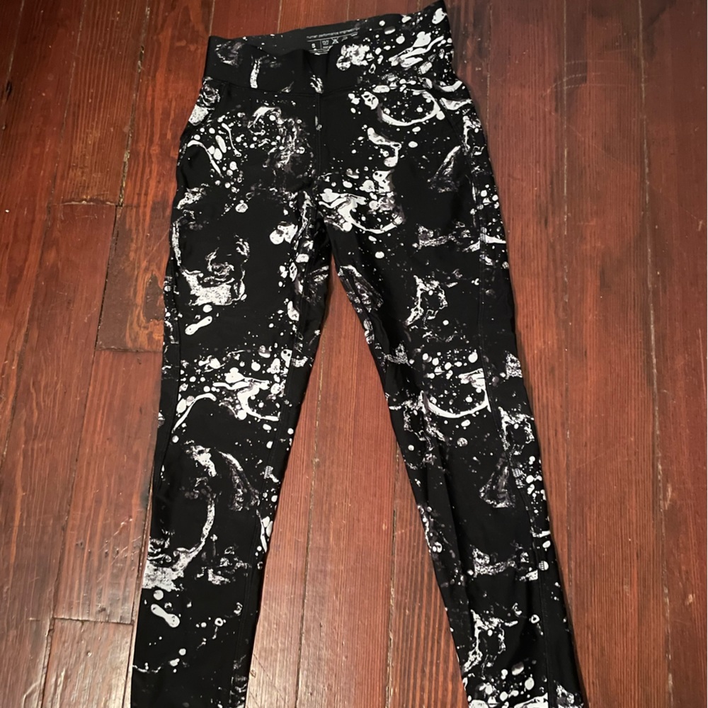 Human Performance Engineering Marble Splash Spandex Leggings NWOT size S